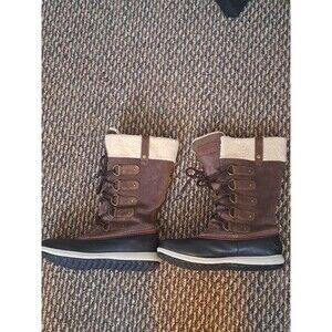 Rockport XCS Britt Waterproof Insulated Brown Snow Boots Womens US Size 9